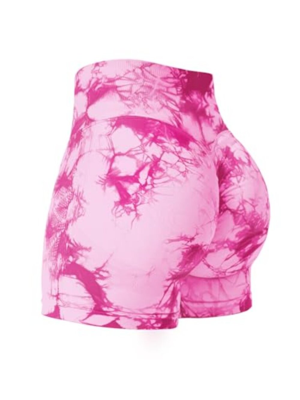 Seamless Scrunch Biker Shorts High Waisted Tummy Control Workout Yoga Gym